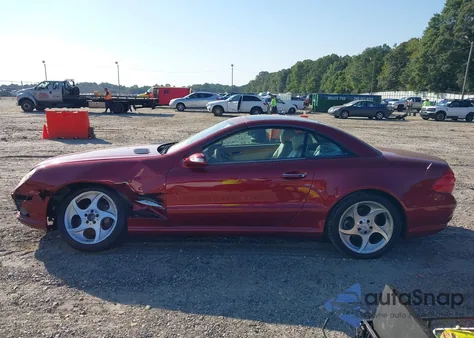 2005 Mercedes-Benz Sl 500 z USA, uszkodzony, nr VIN WDBSK75F05F095851